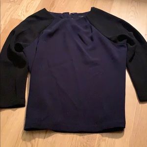 J. Crew Color block top